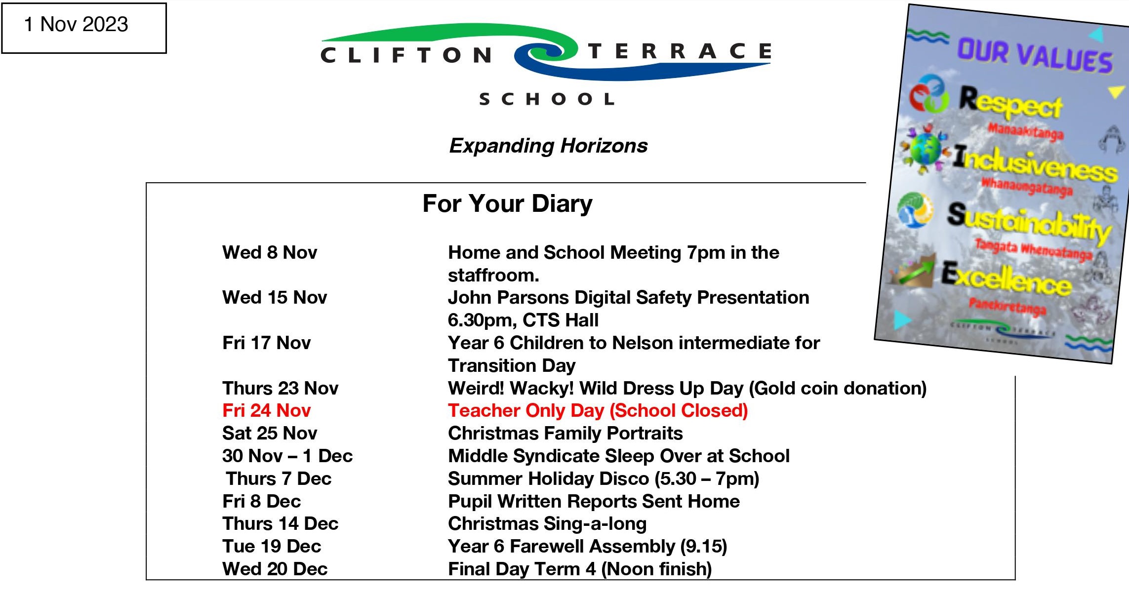 Week 4 Term 4 Newsletter